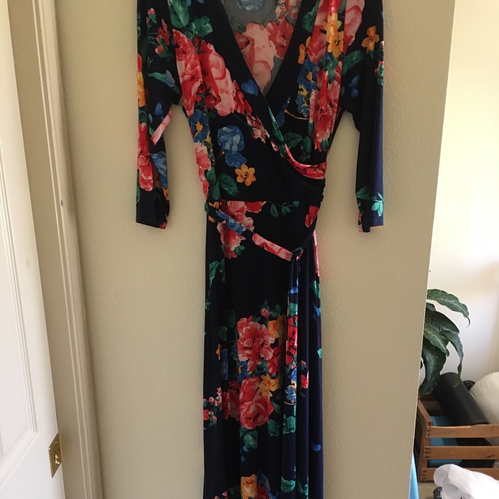 Janette Fashion Maxi floral dress